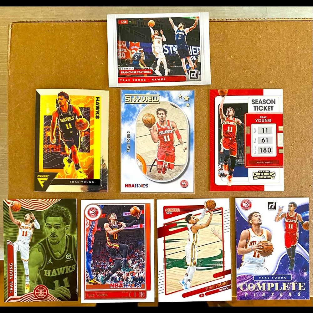 Trae Young 8 Card Lot - NBA Atlanta Hawks